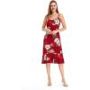 imageHawaii Hangover Womens Hawaiian Mermaid Ruffle Dress Pineapple Garden NavyPineapple Garden Burgundy