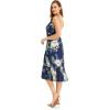 imageHawaii Hangover Womens Hawaiian Mermaid Ruffle Dress Pineapple Garden NavyPineapple Garden Navy