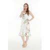 imageHawaii Hangover Womens Hawaiian Mermaid Ruffle Dress Pineapple Garden NavyPineapple Garden White