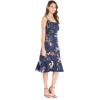 imageHawaii Hangover Womens Hawaiian Mermaid Ruffle Dress in Christmas Santa in HawaiiChristmas Santa in Hawaii in Navy White