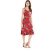 imageHawaii Hangover Womens Hawaiian Mermaid Ruffle Dress in Christmas Santa in HawaiiChristmas Santa in Hawaii in Red