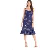 imageHawaii Hangover Womens Hawaiian Mermaid Ruffle Dress in Christmas Santa in HawaiiClassic Navy