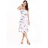 imageHawaii Hangover Womens Hawaiian Mermaid Ruffle Dress in Christmas Santa in HawaiiClassic White
