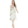 imageHawaii Hangover Womens Hawaiian Mermaid Ruffle Dress Pineapple Garden NavyPineapple Garden White