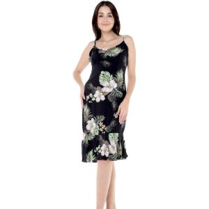 imageHawaii Hangover Womens Hawaiian Mermaid Ruffle Dress Pineapple Garden NavyPineapple Garden Black