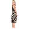 imageGirl Hawaiian Halter Dress in Palm LeafLeaf Black