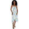 imageMatchable Couple Hawaiian Luau Shirt or Butterfly Dress in Pacific Palm CreamWomen Pacific Palm Cream Navy