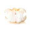 imageHawaii Luau Party Dance Performance Plastic Pastel Plumeria Flower with Center Stone hair claw clips in PinkYellow