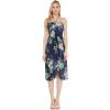 imageCouple Matching Hawaiian Luau Party Outfit Set Shirt Dress in Cream RafelsiaPineapple Garden Navy