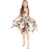 imageMatchable Family Hawaiian Luau Men Women Girl Boy Clothes in Neon Sunset PinkGirl Fairy