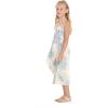 imageGirl Hawaiian Halter Dress in Palm LeafPalm Leaf Cream