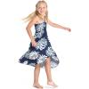 imageGirl Hawaiian Halter Dress in Palm LeafPalm Leaf Navy