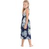 imageGirl Hawaiian Halter Dress in Palm LeafPalm Leaf Navy