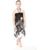 imageGirl Hawaiian Halter Dress in Black IndriBlack Indri