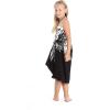 imageGirl Hawaiian Halter Dress in Black IndriIndri Black