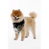 imageHawaiian Matching Pattern Dog Bandana in Wispy Cereus Black Size Large