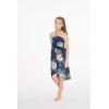 imageGirl Hawaiian Halter Dress in Pineapple GardenPineapple Garden Navy