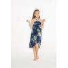imageGirl Hawaiian Halter Dress in Pineapple GardenPineapple Garden Navy