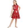 imageMatchable Family Hawaiian Luau Men Women Girl Boy Clothes in Christmas Santa in Hawaii RedGirl Shirt