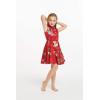 imageMatchable Family Hawaiian Luau Men Women Girl Boy Clothes in Christmas Santa in Hawaii RedGirl Shirt