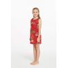 imageMatchable Family Hawaiian Luau Men Women Girl Boy Clothes in Christmas Santa in Hawaii RedGirl Tank