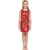 imageMatchable Family Hawaiian Luau Men Women Girl Boy Clothes in Christmas Santa in Hawaii RedGirl Tank