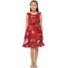 imageMatchable Family Hawaiian Luau Men Women Girl Boy Clothes in Christmas Santa in Hawaii RedGirl Wrap