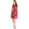 imageMatchable Family Hawaiian Luau Men Women Girl Boy Clothes in Christmas Santa in Hawaii RedWomen Fit and Flare