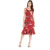 imageMatchable Family Hawaiian Luau Men Women Girl Boy Clothes in Christmas Santa in Hawaii RedWomen Mermaid Dress