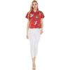 imageMatchable Family Hawaiian Luau Men Women Girl Boy Clothes in Christmas Santa in Hawaii RedWomen Shirt