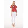 imageMatchable Family Hawaiian Luau Men Women Girl Boy Clothes in Christmas Santa in Hawaii RedWomen Shirt