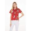 imageMatchable Family Hawaiian Luau Men Women Girl Boy Clothes in Christmas Santa in Hawaii RedWomen Shirt