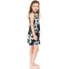 imageGirl Hawaiian Classic Empire Dress with Elastic Strap in Day Dream BloomMidnight Bloom