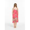 imageGirl Hawaiian Classic Empire Dress with Elastic Strap in Pretty Tropical Hot PinkPretty Tropical Hot Pink