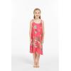 imageGirl Hawaiian Classic Empire Dress with Elastic Strap in Pretty Tropical Hot PinkPretty Tropical Hot Pink