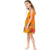 imageGirl Hawaiian Classic Empire Dress with Elastic Strap in Pretty Tropical Hot PinkPretty Tropical Orange