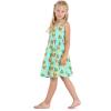 imageHawaii Hangover Girl Luau Elastic Strap Dress in Halloween Pineapple Skull TurquoiseHalloween Pineapple Skull Turquoise