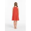 imageGirl Hawaiian Round Neck Shift Dress in Orchid ParadiseOrchid Paradise Red