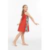 imageGirl Hawaiian Round Neck Shift Dress in Orchid ParadiseOrchid Paradise Red