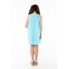 imageGirl Hawaiian Round Neck Shift Dress in Orchid ParadiseOrchid Paradise Turquoise