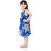 imageGirl Hawaiian Tank Round Neck Dress in HibiscusHibiscus Blue
