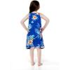 imageGirl Hawaiian Tank Round Neck Dress in HibiscusHibiscus Blue