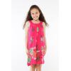 imageGirl Hawaiian Tank Round Neck Dress in Pretty TropicalPretty Tropical Hot Pink