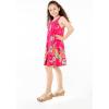 imageGirl Hawaiian Tank Round Neck Dress in Pretty TropicalPretty Tropical Hot Pink