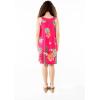 imageGirl Hawaiian Tank Round Neck Dress in Pretty TropicalPretty Tropical Hot Pink