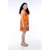 imageGirl Hawaiian Tank Round Neck Dress in Pretty TropicalPretty Tropical Orange