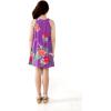 imageGirl Hawaiian Tank Round Neck Dress in Pretty TropicalPretty Tropical Purple