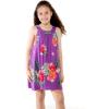 imageGirl Hawaiian Tank Round Neck Dress in Pretty TropicalPretty Tropical Purple
