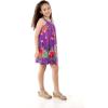 imageGirl Hawaiian Tank Round Neck Dress in Pretty TropicalPretty Tropical Purple