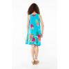 imageGirl Hawaiian Tank Round Neck Dress in Pretty TropicalPretty Tropical Turquoise